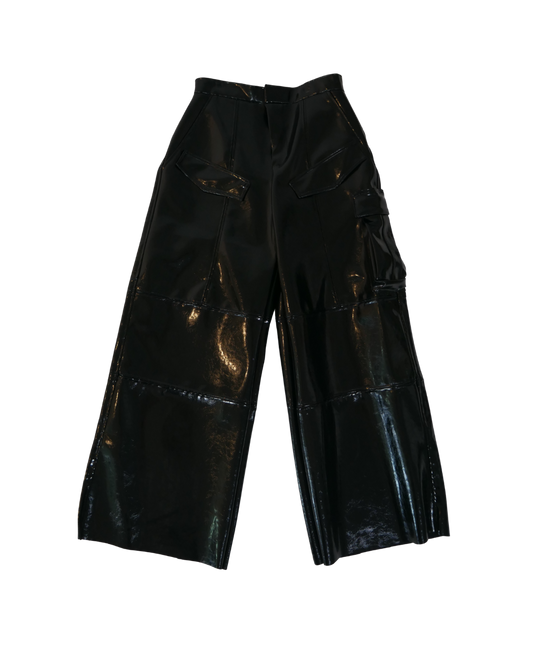 CACTUS LEATHER CARGO PANTS